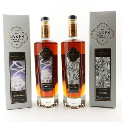 The Lakes Distillery The Whiskymaker’s Editions Recuerdo & Inifinity 2 x 70cl