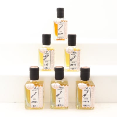 Assorted The Single Cask Minis Including Port Charlotte 2002 6 x 5cl