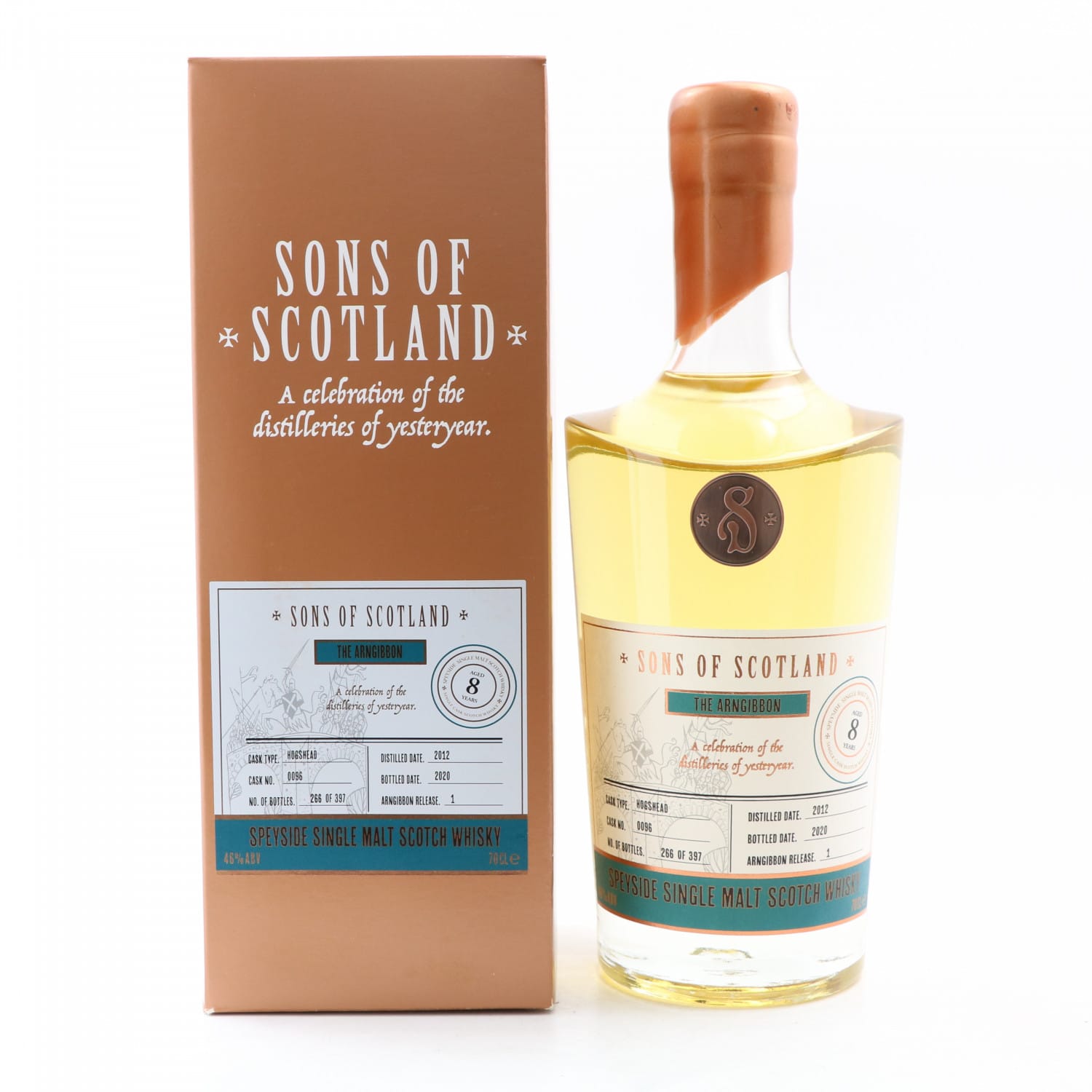 Speyside Single Malt 2012 8 Year Old Sons Of Scotland The Arngibbon