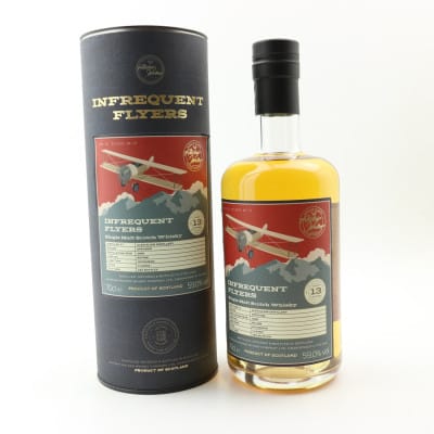 Glen Elgin Infrequent Flyers 13 Year Old, Hogshead Cask, Cask #801068, 2006, The Alistair Walker Whisky Co., 59% whisky bottle