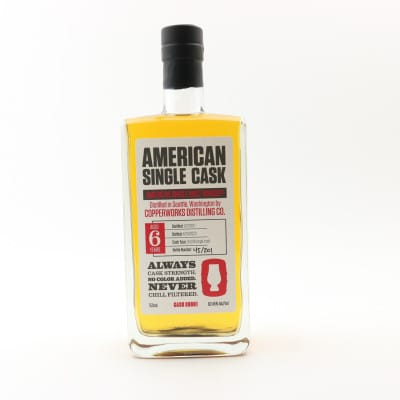 Copperworks Distilling Co. 2017 6 Year Old American Single Malt American Single Cask #0001 75cl