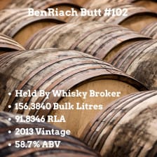 Cask Benriach 2013 Butt 102 In Storage At Whisky Broker
