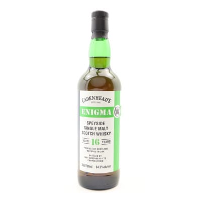 Cadenhead’s 2008 16 Year Old Speyside Single Malt Enigma