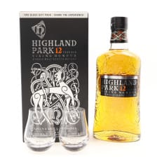 Highland Park 12 Viking Honour 2 X Glasses Gift Set