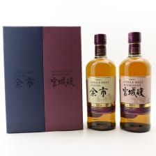 Nikka Miyagik Ichi Rum Wood Finish Set 2 X 70cl