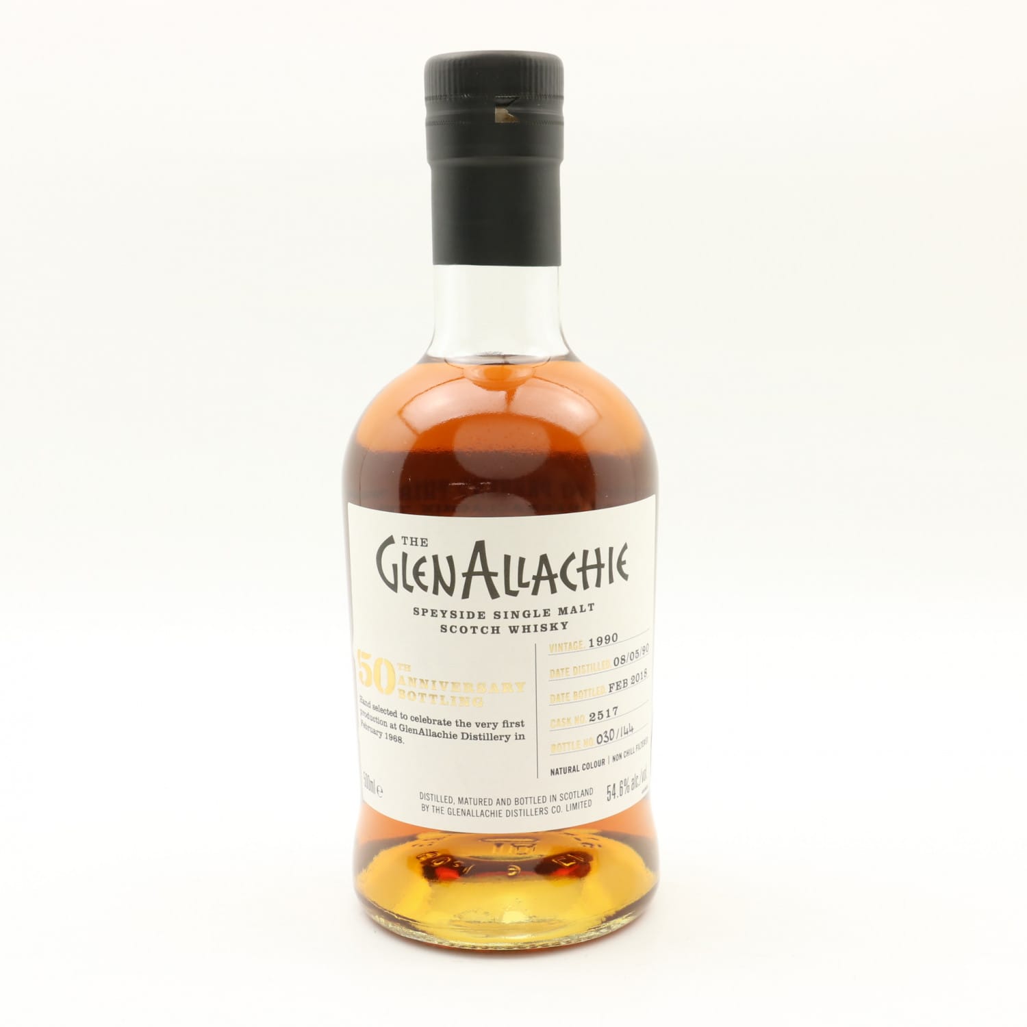 GlenAllachie 1990 50th Anniversary Single Cask 2517 50cl The 137th