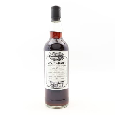 Springbank 8 Year Old Online Tasting Week 2021