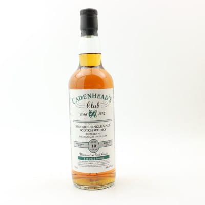 Dalmunach 2015 10 Year Old Cadenhead’s Club