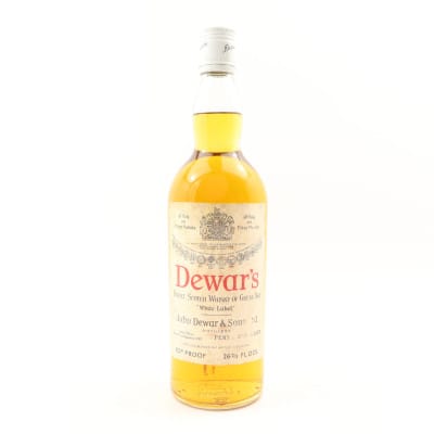 Dewar’s White Label Circa 1970’s 26 2/3 Fl. Oz