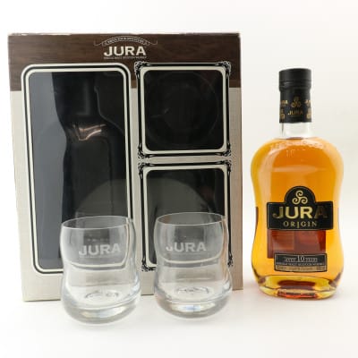 Jura Origin 10 Year Old & Glasses Gift Set