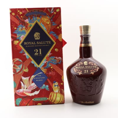 Chivas Royal Salute 21 Year Old Signature Blend Lunar New Year Trajan Jia Edition 1L