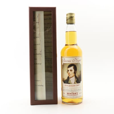 Burns Night 2007 Whisky Connoisseur