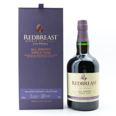Redbreast All Sherry Single Cask #18 Year Old, Sherry Cask, Cask #18787, 2019, 59.3% whisky bottle