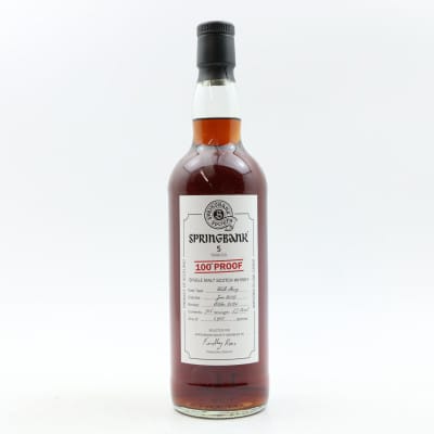 Springbank 2019 5 Year Old 100º Proof Society Bottling
