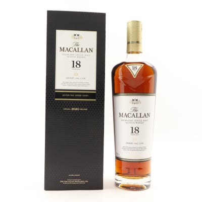 Macallan 18 Year Old Sherry Oak 2020 Release
