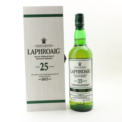 Laphroaig 25 Year Old Cask Strength, Bourbon & Oloroso Sherry Cask, 2021 Edition, 2021, 51.9%