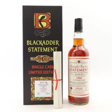 BLADNOCH 1992 24 YEAR OLD BLACKADDER RAW CASK STATEMENT