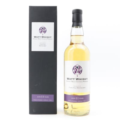 Caol Ila 11 Year Old, Hogshead Cask, 2009, Watt Whisky, 57.4% whisky bottle