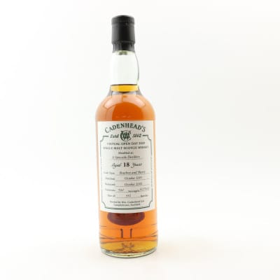 A Speyside Distillery 2001 18 Year Old Cadenhead’s Virtual Open Day 2020