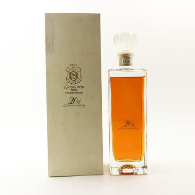 Suntory Crest 12 Year Old Decanter For Suntory Open Golf Tournament 1992
