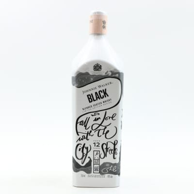 Johnnie Walker 12 Year Old Black Label Delhi Edition Air-Ink 75cl
