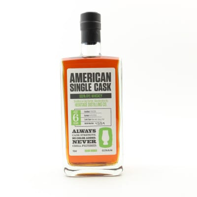 Heritage Distilling Co. 2015 6 Year Old 100% Rye Whiskey American Single Cask #4 75cl