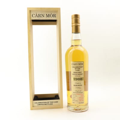 Glen Keith 29 Year Old, Bourbon Cask, Cask #26695, 1988, Morrison & MacKay, 42.5% whisky bottle