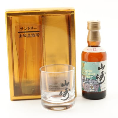 Suntory Pure Malt Yamazaki 12 Year Old Mini & Glass Set 5cl