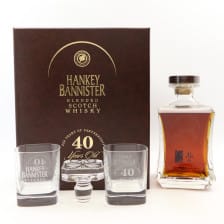 Hankey Bannister 40 250th Anniversary Edition Decanter With Glasses