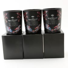 MACALLAN DISTIL YOUR WORLD MEXICO EDITION CANDLE HOLDERS X 3