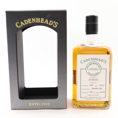 An Orkney 2009 12 Year Old Cadenhead’s Warehouse Tasting