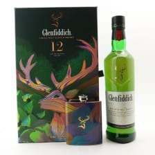 Glenfiddich 12 Santtu Mustonen Limited Edition With Hip Flask