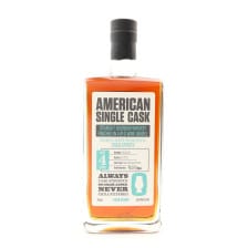 2BAR SPIRITS 2018 4 YEAR OLD BOURBON RED WINE BARREL AMERICAN SINGLE CASK 0005 75CL