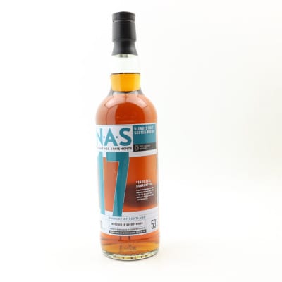 N.A.S. 17 Year Old, First Fill Sherry Cask, 2023, Decadent Drinks, 53% whisky bottle