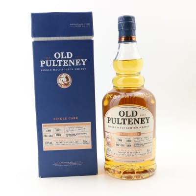Old Pulteney Single Cask #14 Year Old, Bourbon Cask, Cask #1306, 2022, 52.8% whisky bottle