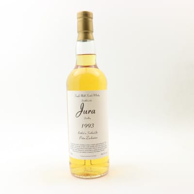 Jura Private Cask #17 Year Old, Cask #5026, 1993, Peter Zacharias, 58.1% whisky bottle