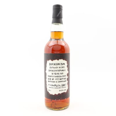 Dominican Rum 2013 10 Year Old Thompson Bros