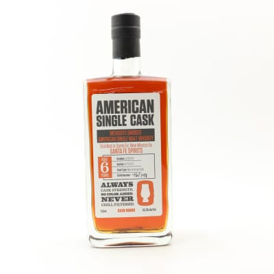 Santa Fe Spirits 2017 6 Year Old Mesquite Smoked American Single Malt Cask #0006 75cl