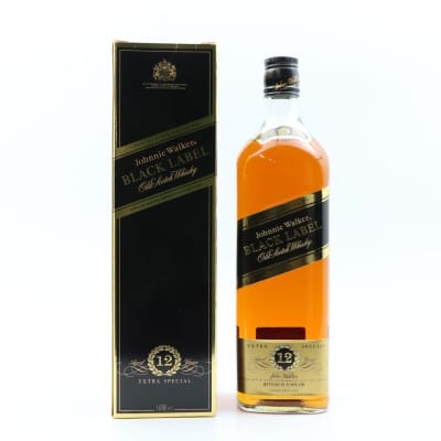 Johnnie Walker 12 Year Old Black Label 1L