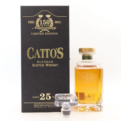 Catto's 25 Year Old 150th Anniversary Decanter