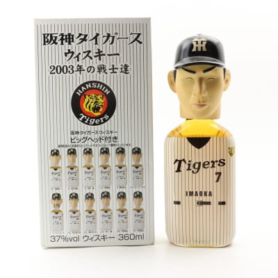 Hanshin Tigers Baseball Team Whisky Head 2003 ‘7 Imaoka’ 36cl