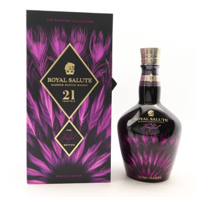 Chivas Royal Salute 21 Year Old Harris Reed Edition Purple Flagon