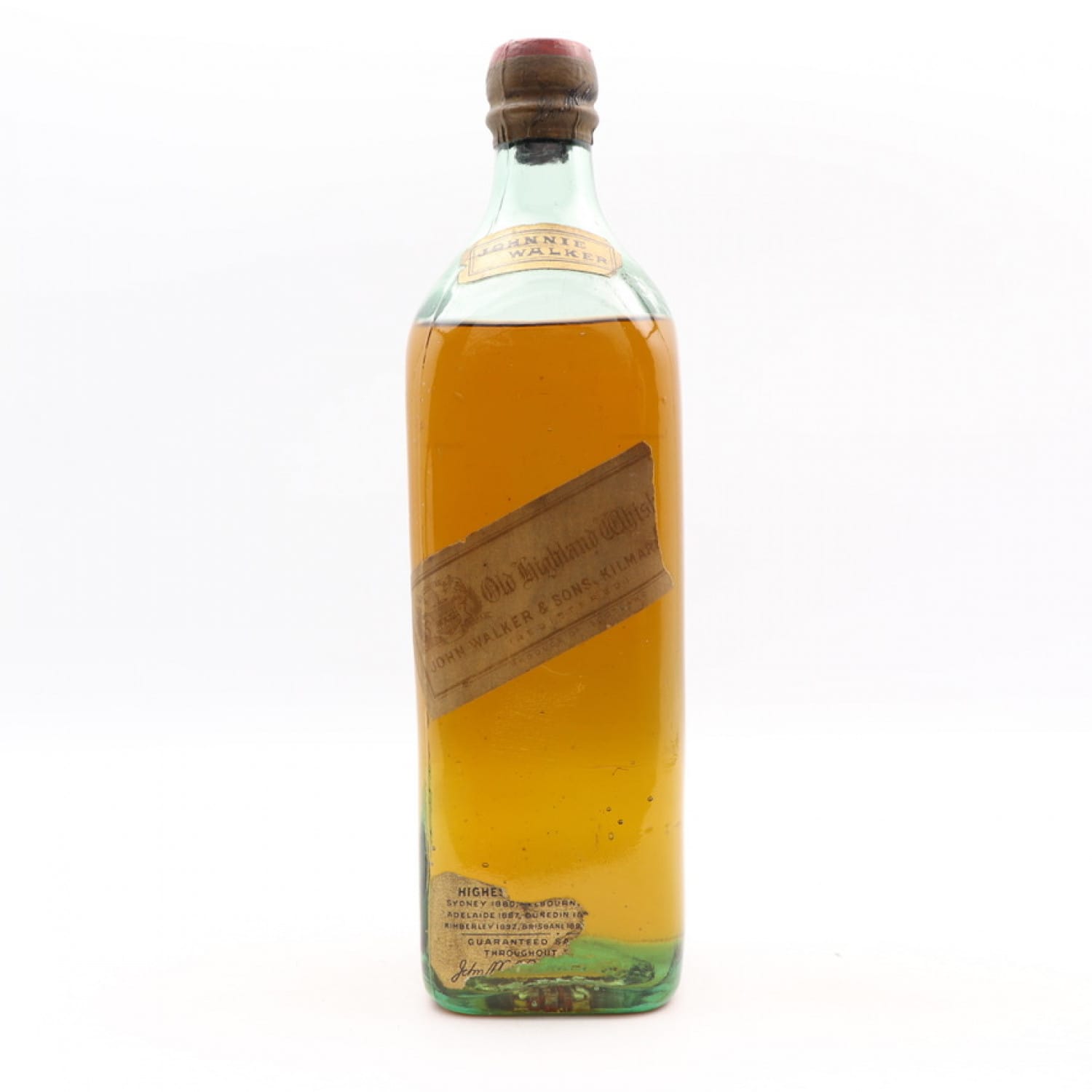 Johnnie Walker Old Highland Whisky White Label The 138th Auction