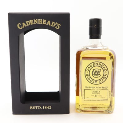 Cambus 1988 29 Year Old Cadenhead’s