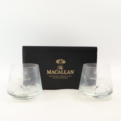 Macallan 2 x Tumblers Set whisky bottle