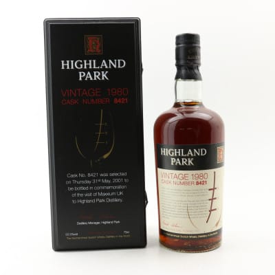 Highland Park Vintage 1980 Single Cask #8421