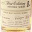 Tullibardine 1993 25 Year Old First Editions Authors’ Series William Thackeray