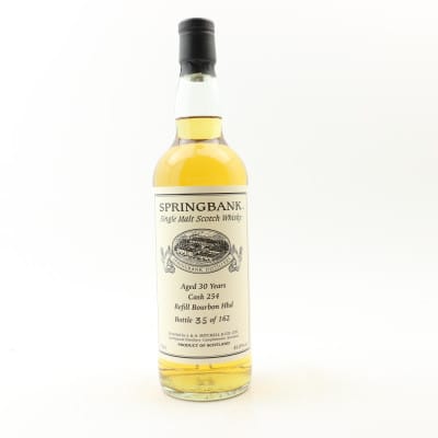 Springbank 30 Year Old Private Cask #254