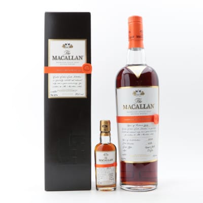 Macallan Easter Elchies 2010 With Matching Mini 5cl