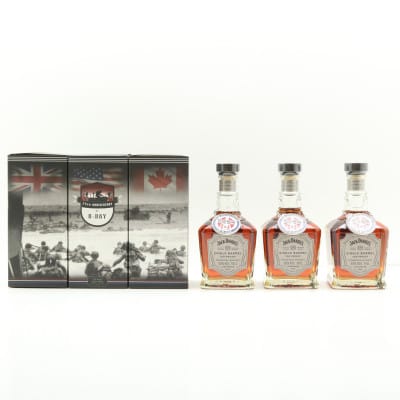 Jack Daniel’s Single Barrel 75th Anniversary Of D-Day Travelers’ Exclusive 3 x 70cl